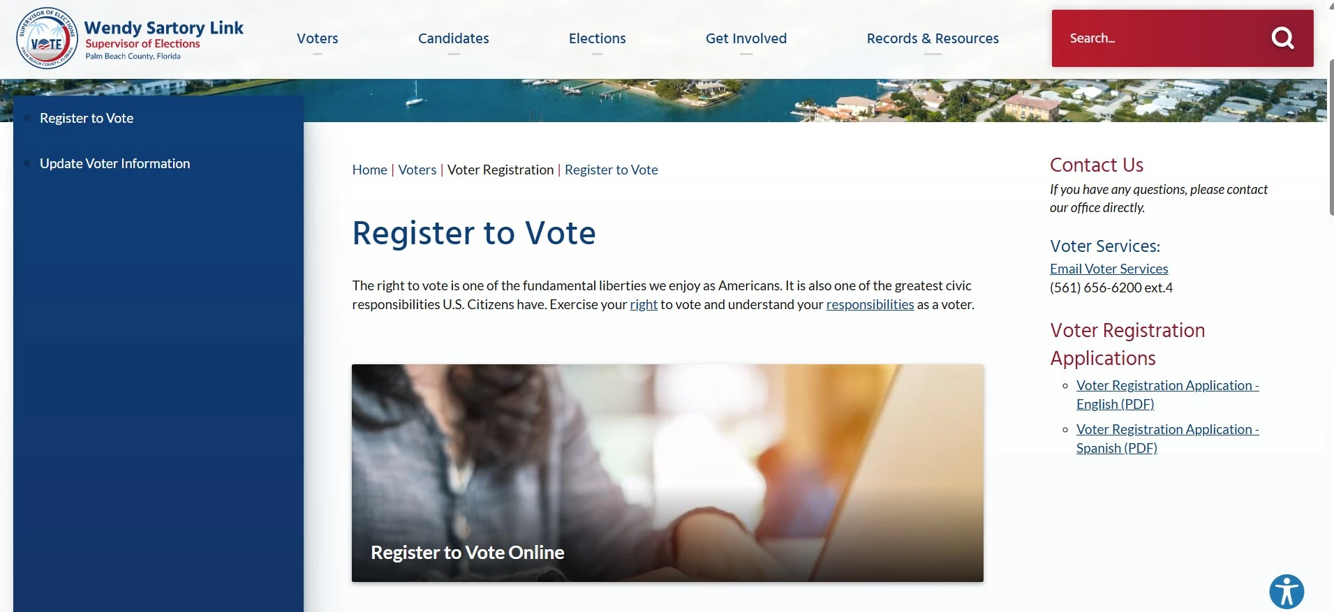 Palm Beach Register to Vote Preview